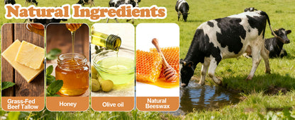 Beef Tallow for Skin, Natural Tallow Balm