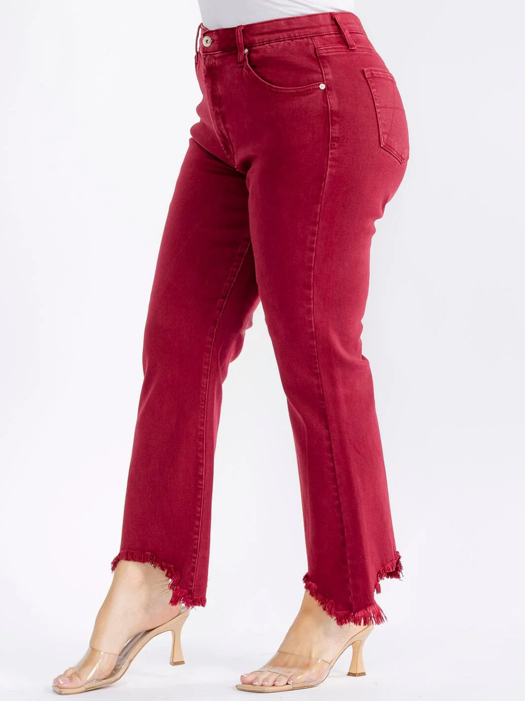 PLUS SIZE DENIM PANTS